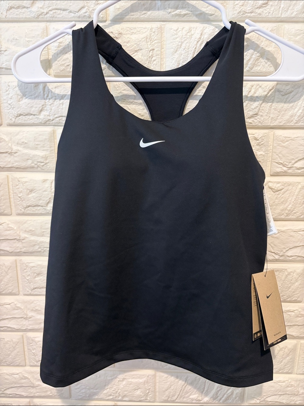 Nike Black Swoosh Tank